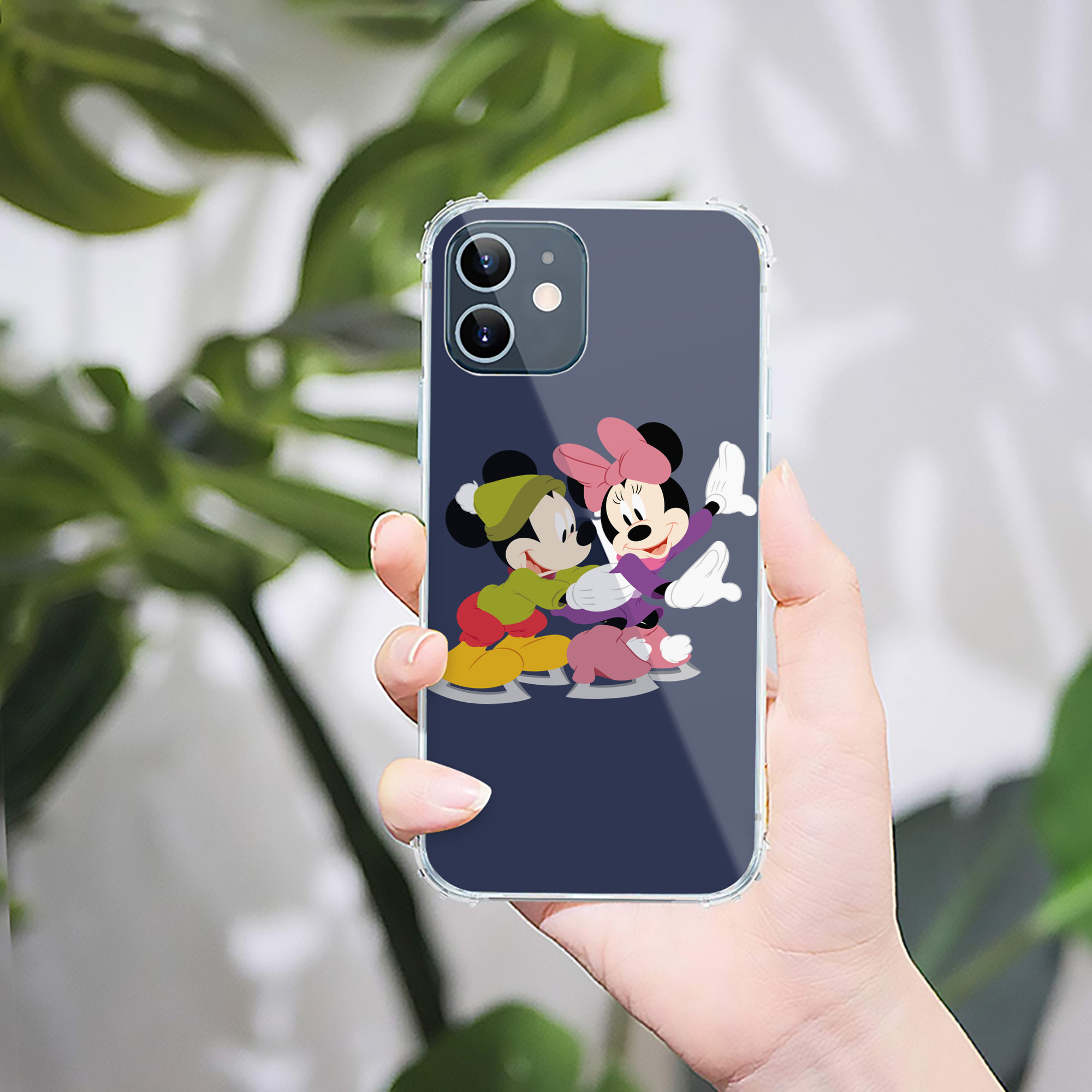 ミッキーマウス Mickey Mouse 【iPhone 12シリーズ対応】透明スマホケース（クリアソフトケース）